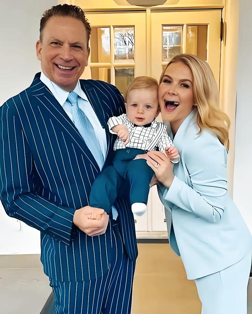 白宫发言人莱维特与相差32岁的丈夫，看上去有那么大的年龄差吗？
莱维特28岁，丈