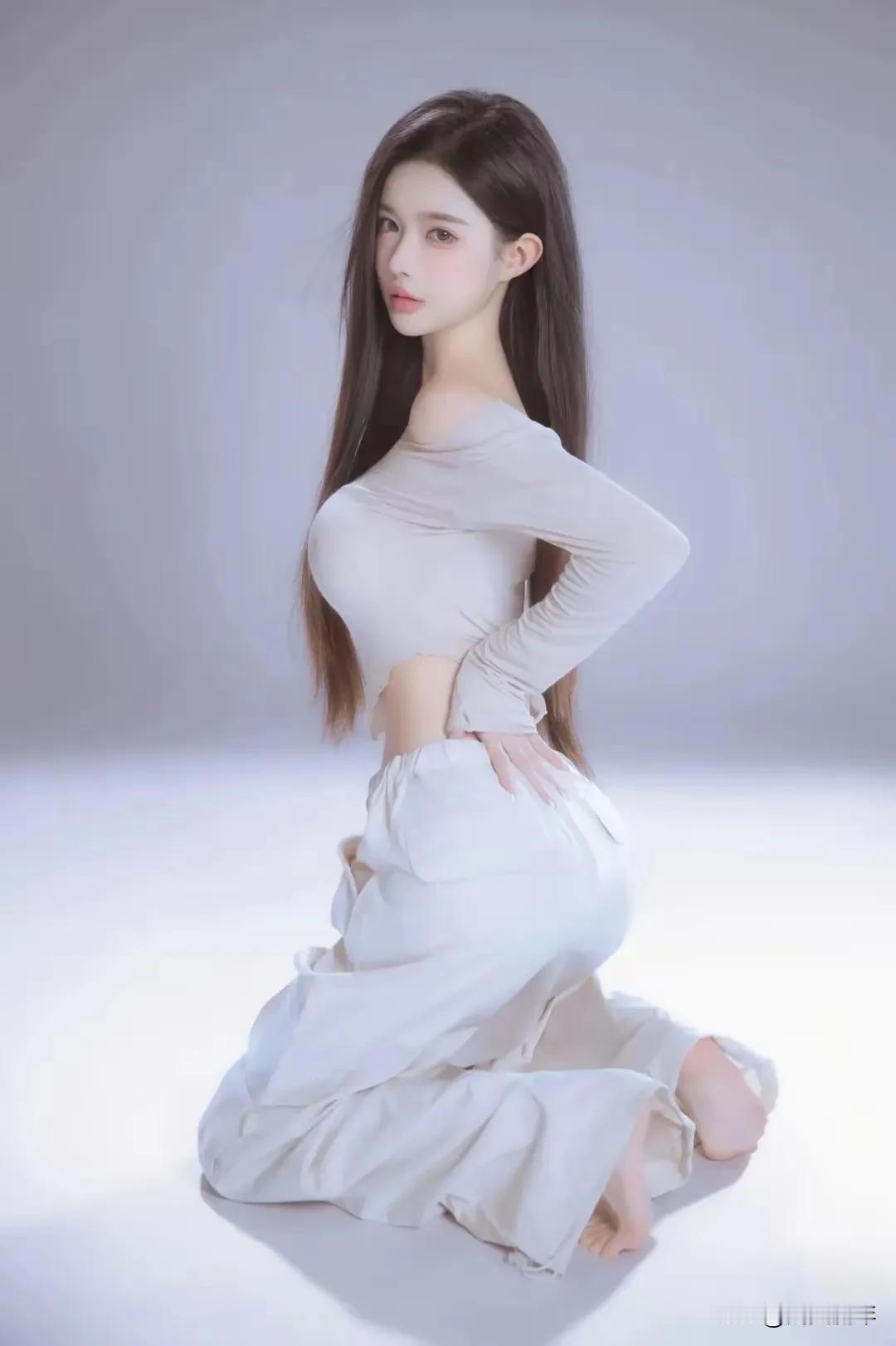 优雅白衣少女，气质如兰，温柔似水。热荐美女壁纸＃ 美女子图分享 灵动女神美若仙 