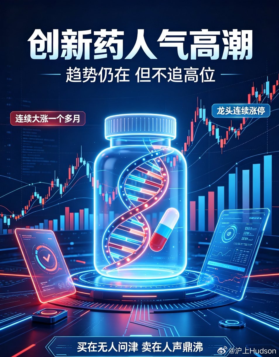 半导体概念多股走弱 创新药持续暴涨！行情未走完，但当下坚决不追高今日创新药板块再
