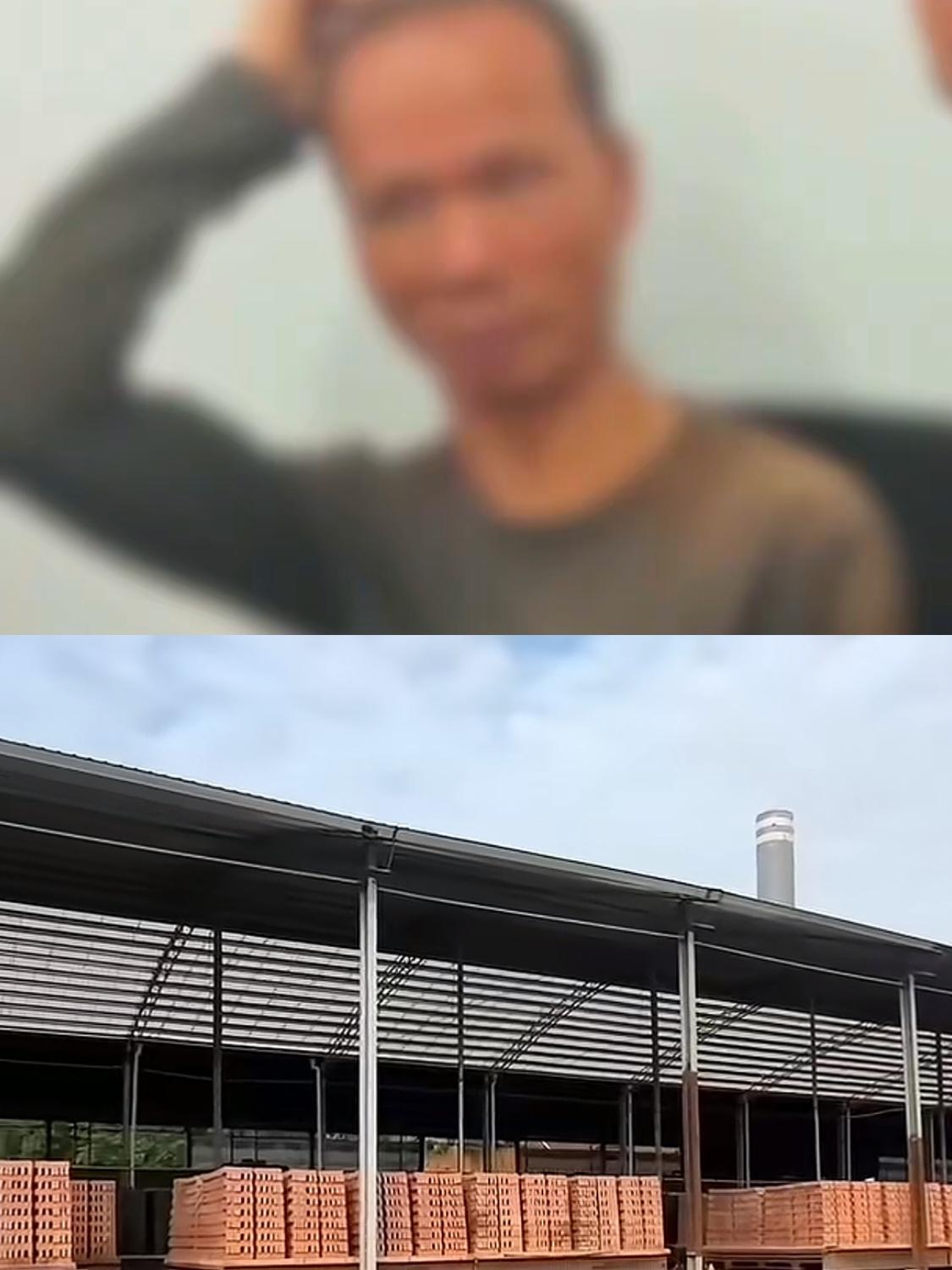 记者和上官正义暗访湖南一砖厂，里面疑似违规用智 障人员来搬砖。

用智 障人员来