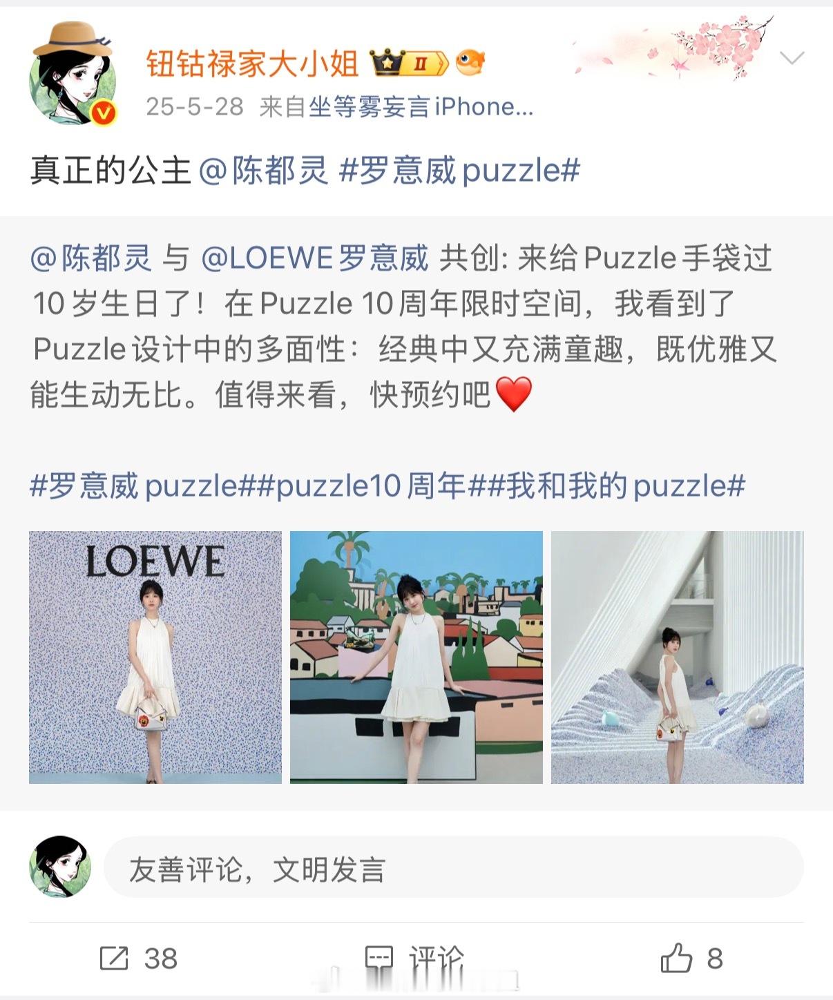 我知道了 今天是罗意威的手袋11岁 
