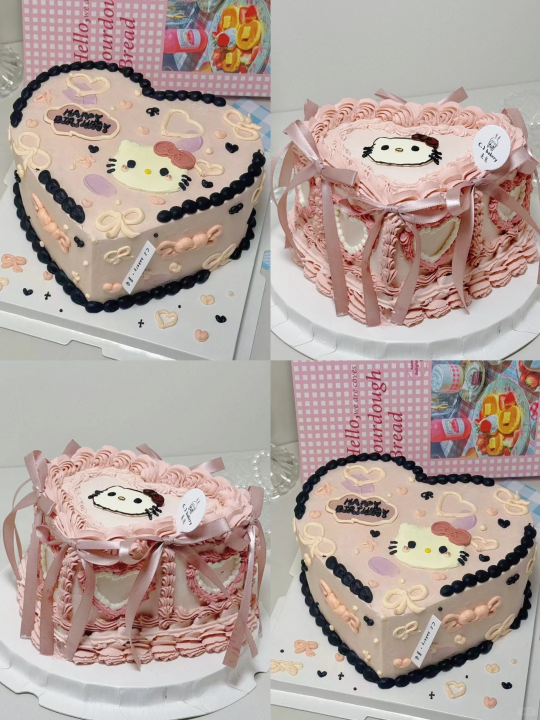 西安蛋糕 | Hello kt爱心蛋糕💗少女心爆棚