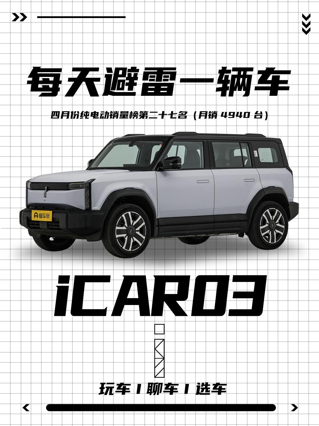 iCAR03优缺点介绍！双电机四驱，全铝车身，轻越野表现优秀，方方正正的造型谁能不爱，纯视觉高阶智驾超越特斯拉。看完这些优缺点，你还会选择它吗！
