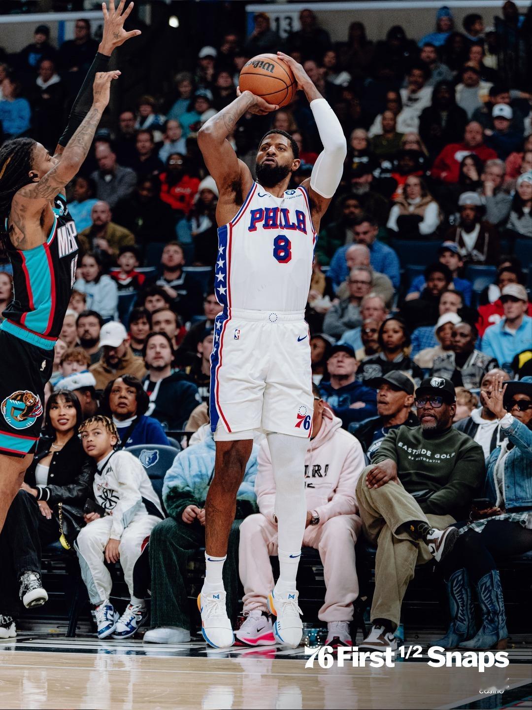 赛事图集！分享一组76人队今日对阵灰熊队比赛时拍摄的球员现场酷图！费城76人篮球