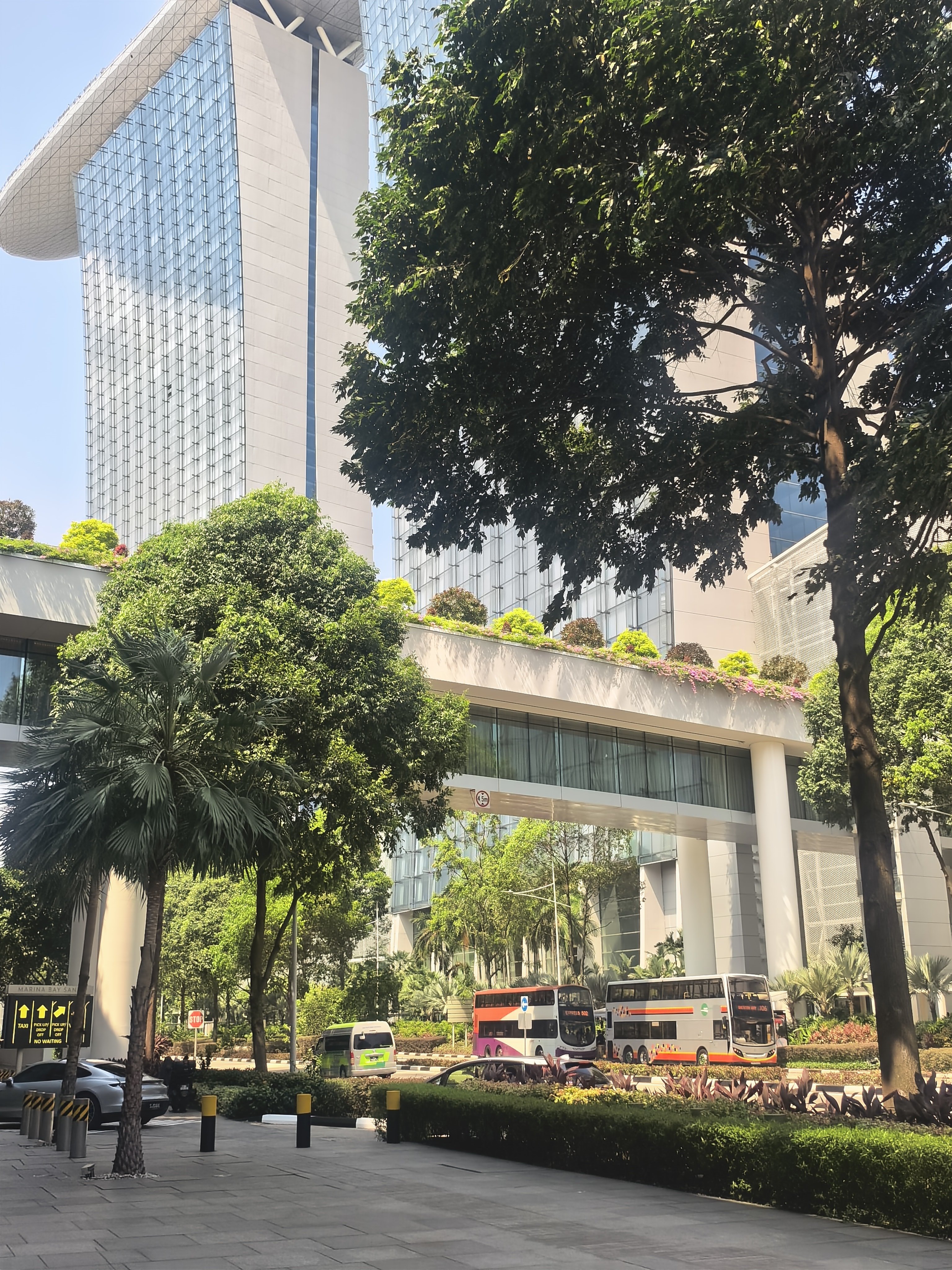 这里标记限高4.5米是不是有点扯了，这高度肯定不止4.5米了。 新加坡·新加坡滨