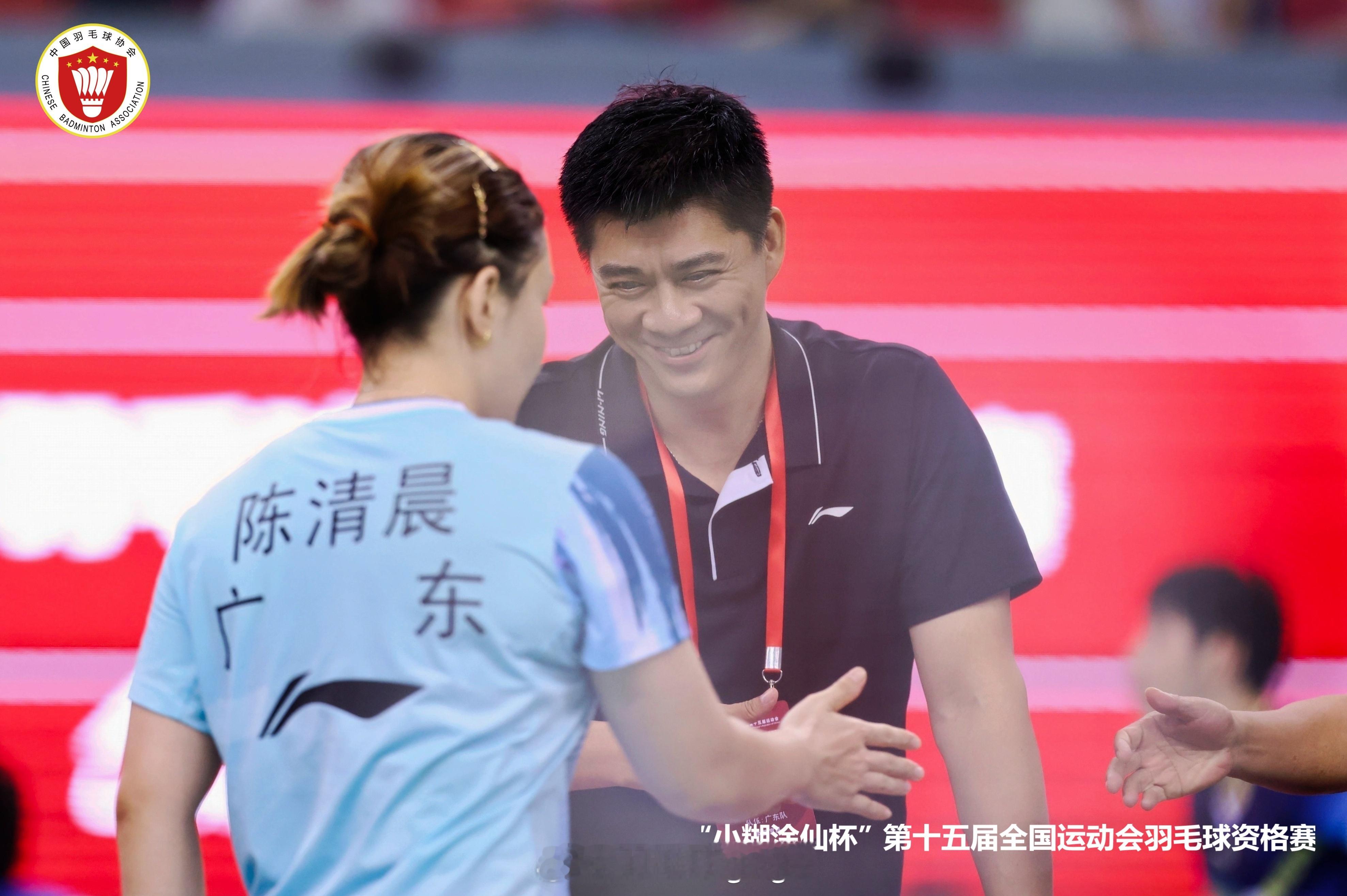 我爱羽球 奥运冠军与奥运冠军*图片来源：全运会资格赛组委会 ​​​