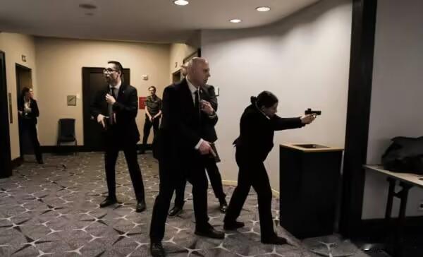 【白宫晚宴枪击，特朗普紧急疏散】

当地时间4月25日晚，华盛顿希尔顿酒店白宫记