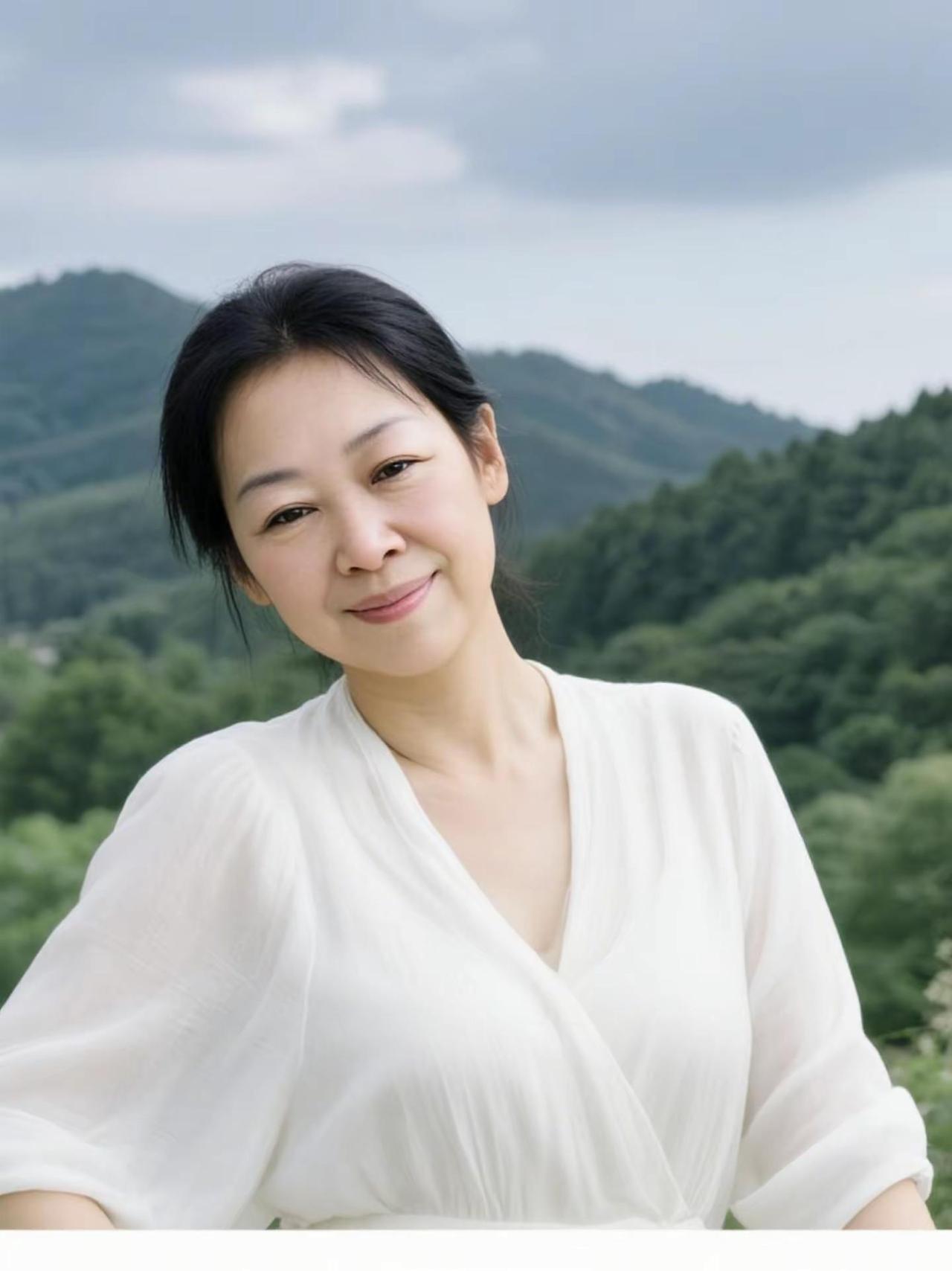 把日子过精致。AI山景白裙照