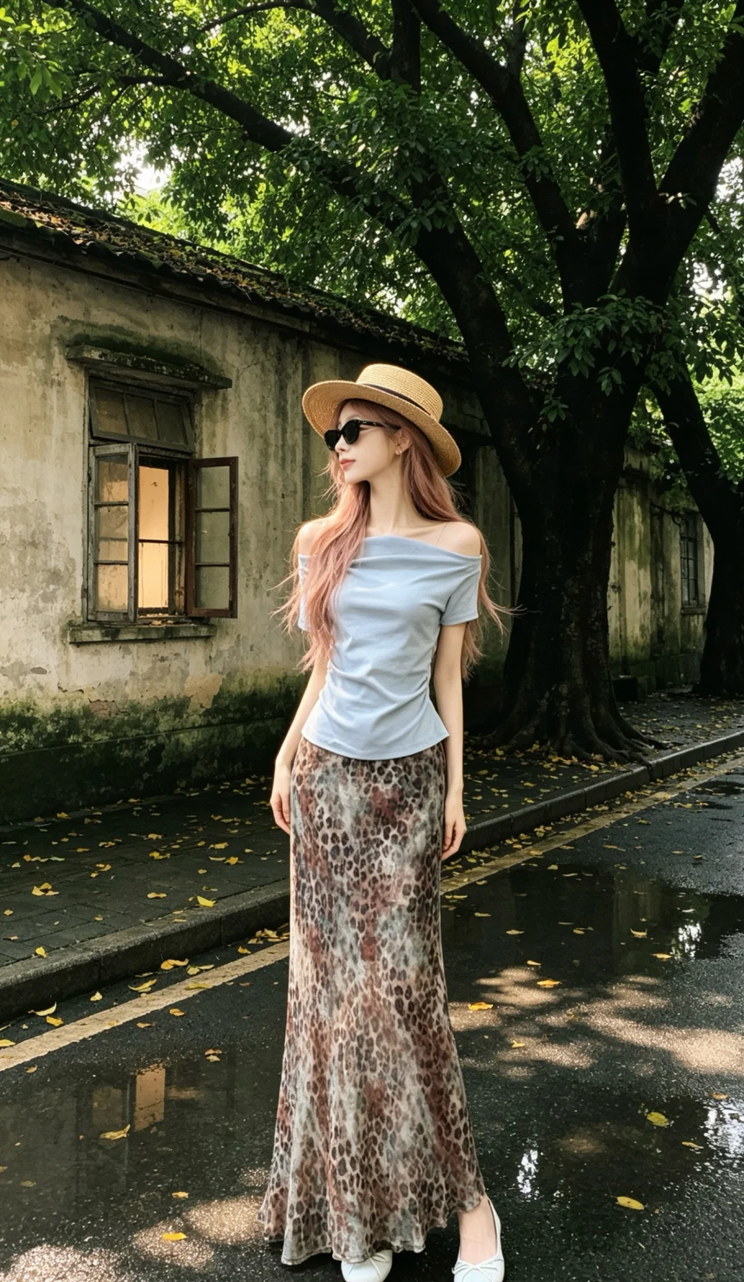 豹纹控的夏天穿搭