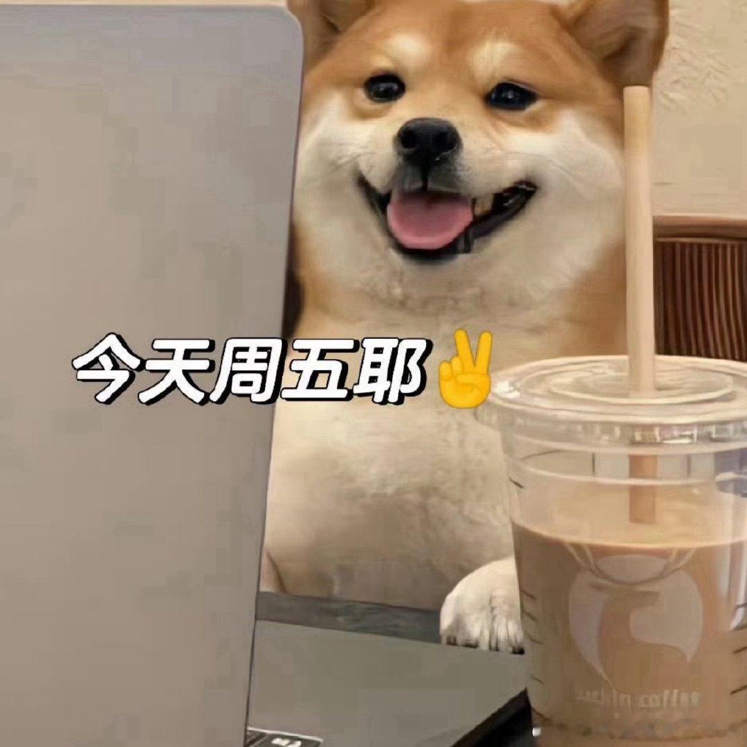周五快乐！大家坚持一下！这周最后一天了！终于到周五今天周五宜快乐