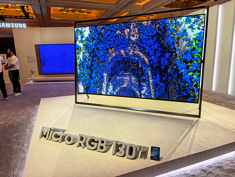 CES2026 三星CES展前发布全球首款130英寸Micro RGB电视R95