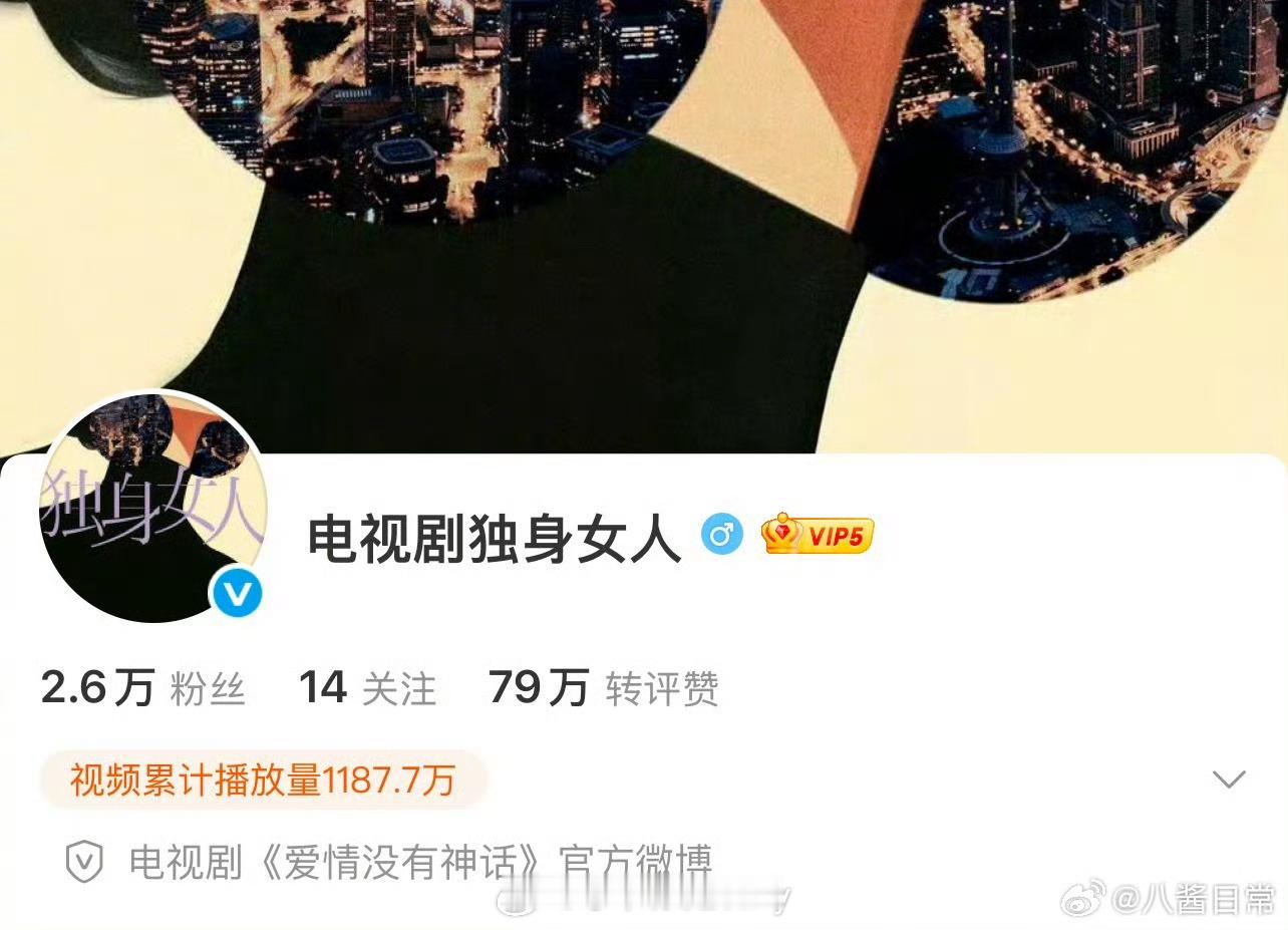 唐嫣、赵又廷主演电视剧《独身女人》改名 《爱情没有神话》 ​​​