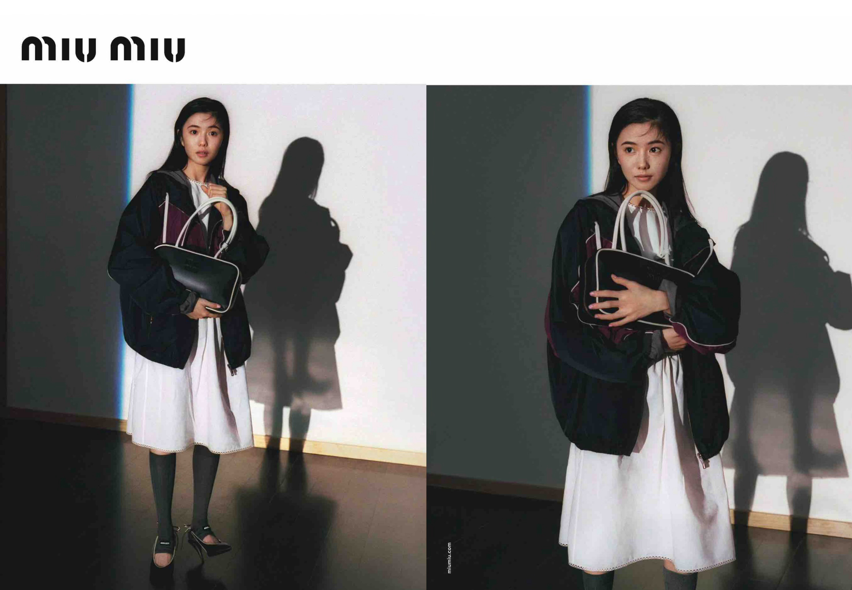 刘浩存 x MiuMiu S/S 2025 Campaign去年六月出任MiuM