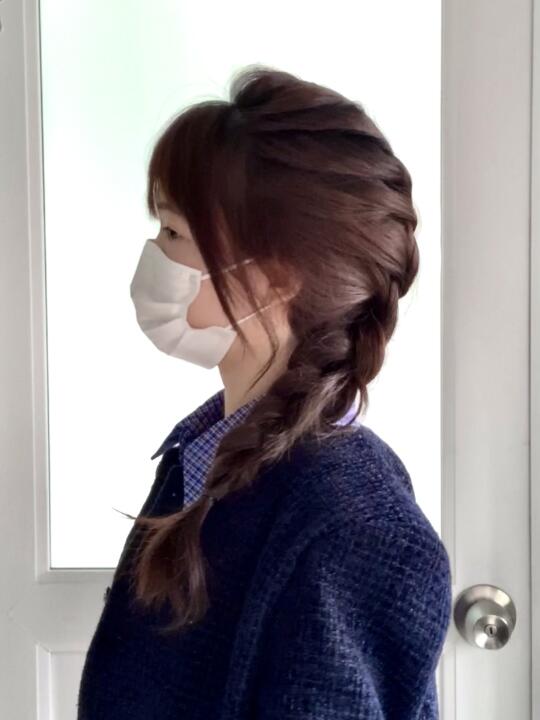 扎出了超完美的侧麻花辫！！