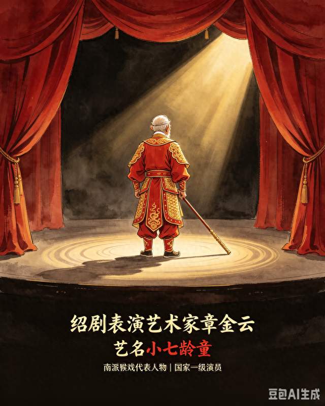 南派猴王小七龄童离世，绍剧痛失一代名家