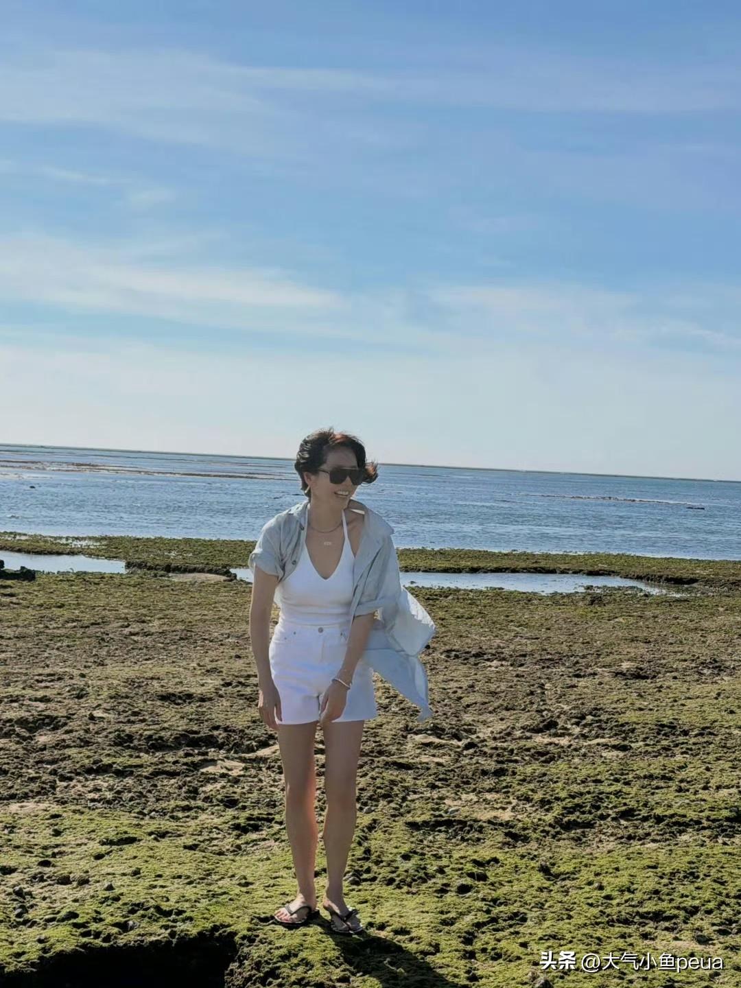 孙艺珍这状态，真·松弛感天花板！
当妈后没有硬凹少女感，大大方方晒雀斑晒颈纹，肤