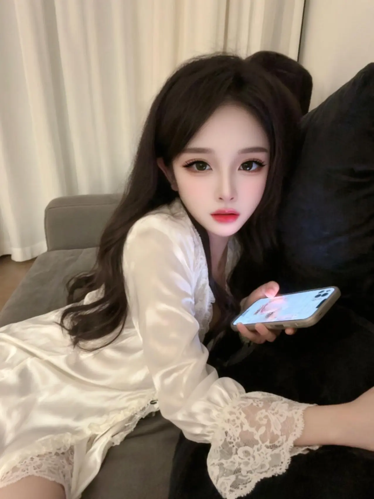 白色蕾丝纯欲氛围感 你要怎么抵抗我的温柔 破碎少御 纯欲甜妹 拿捏清冷破碎感