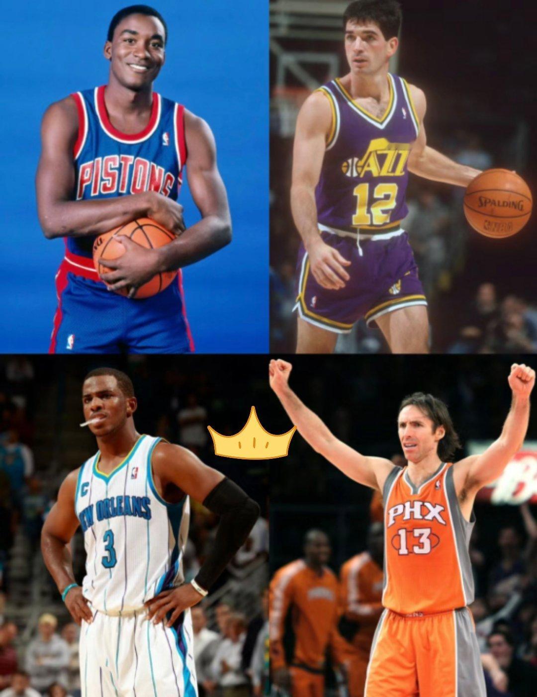 这四位历史级控卫，按实力怎么排序？[疑问][疑问][疑问]#nba##NBA[超