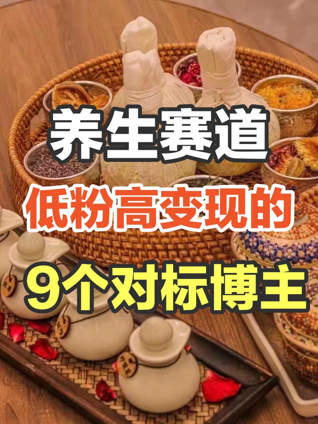 9个值得认真学习的，低粉高变现养生博主