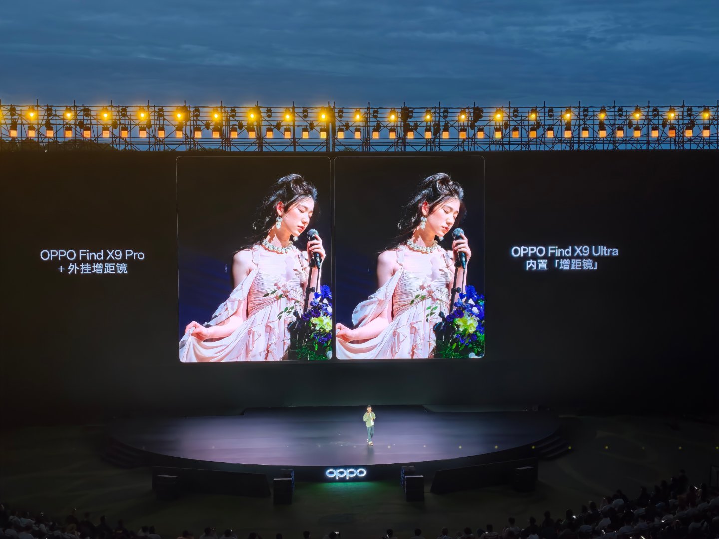 左边，1/1.56 F2.1，等效光圈F8.87右边，1/2.76 F3.5，等