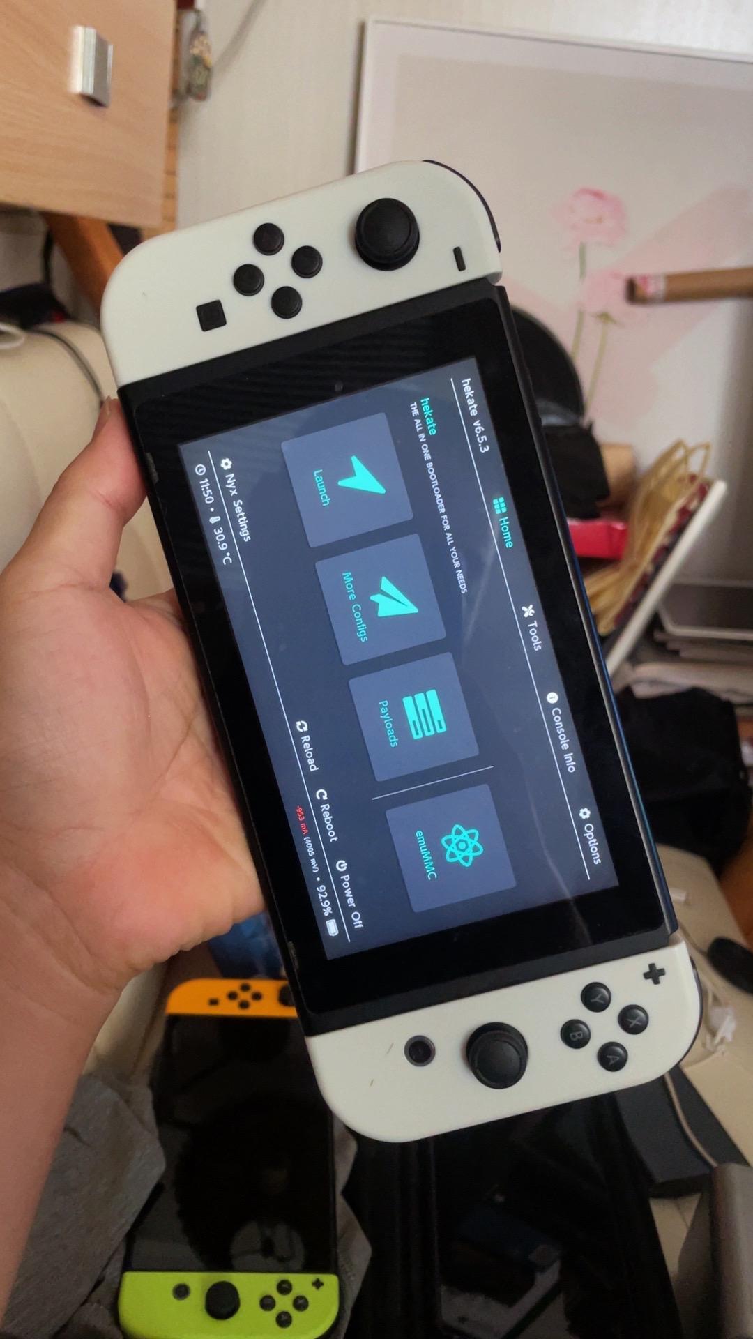 掌机玩家 switch开机红  折腾switch 游戏机 switch双系统升级