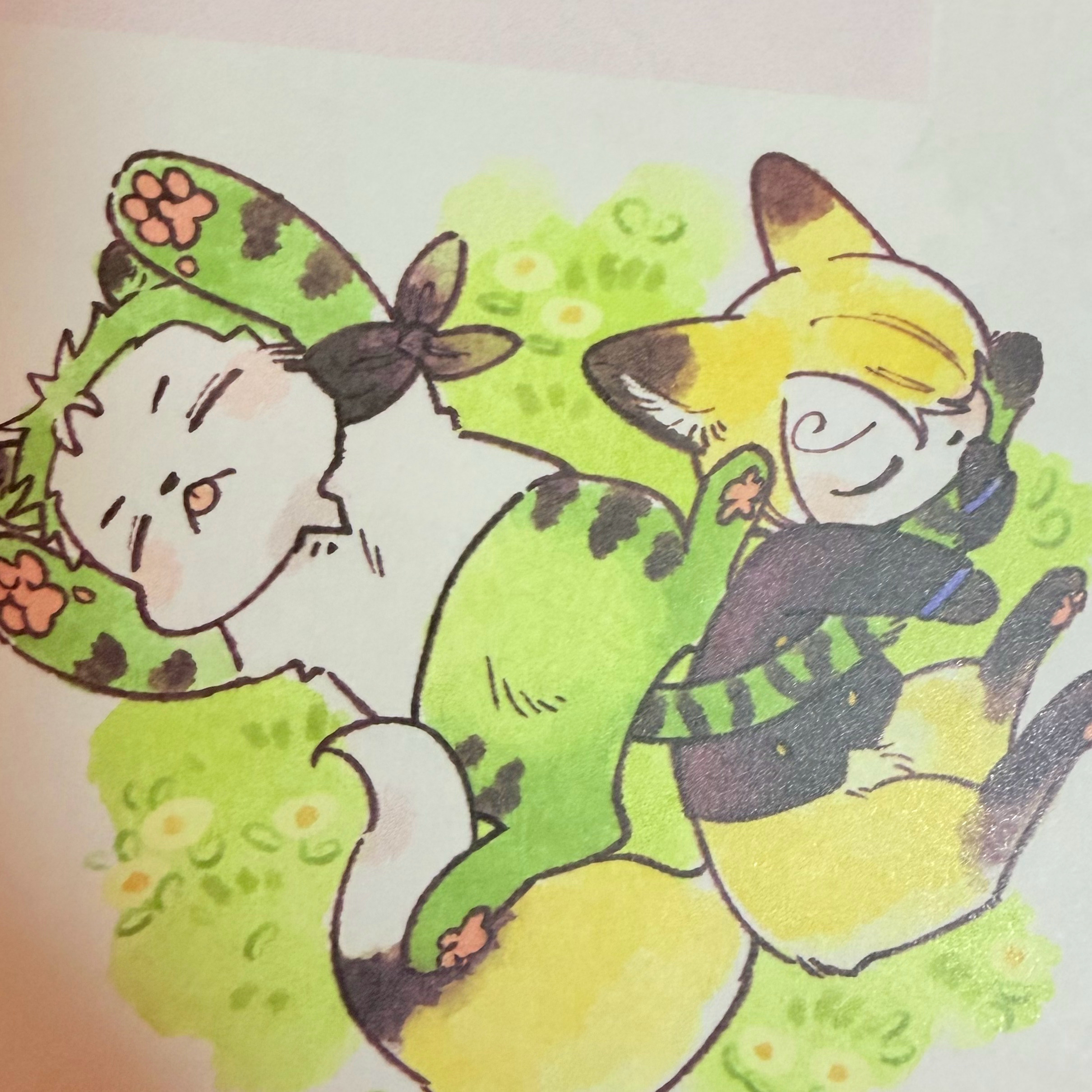 索香双璧汉化交流专区  还好买了小铃老师的彩图集 好多好多毛茸茸🐯🦊 太治愈