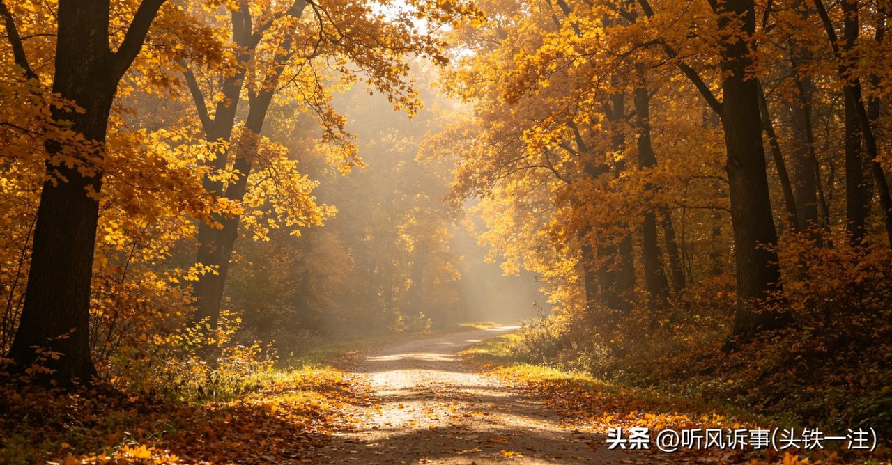 草木慢慢染上金黄，处处是温柔景致，少了春日多雨潮湿，没有夏天的燥热烦闷。在这样舒