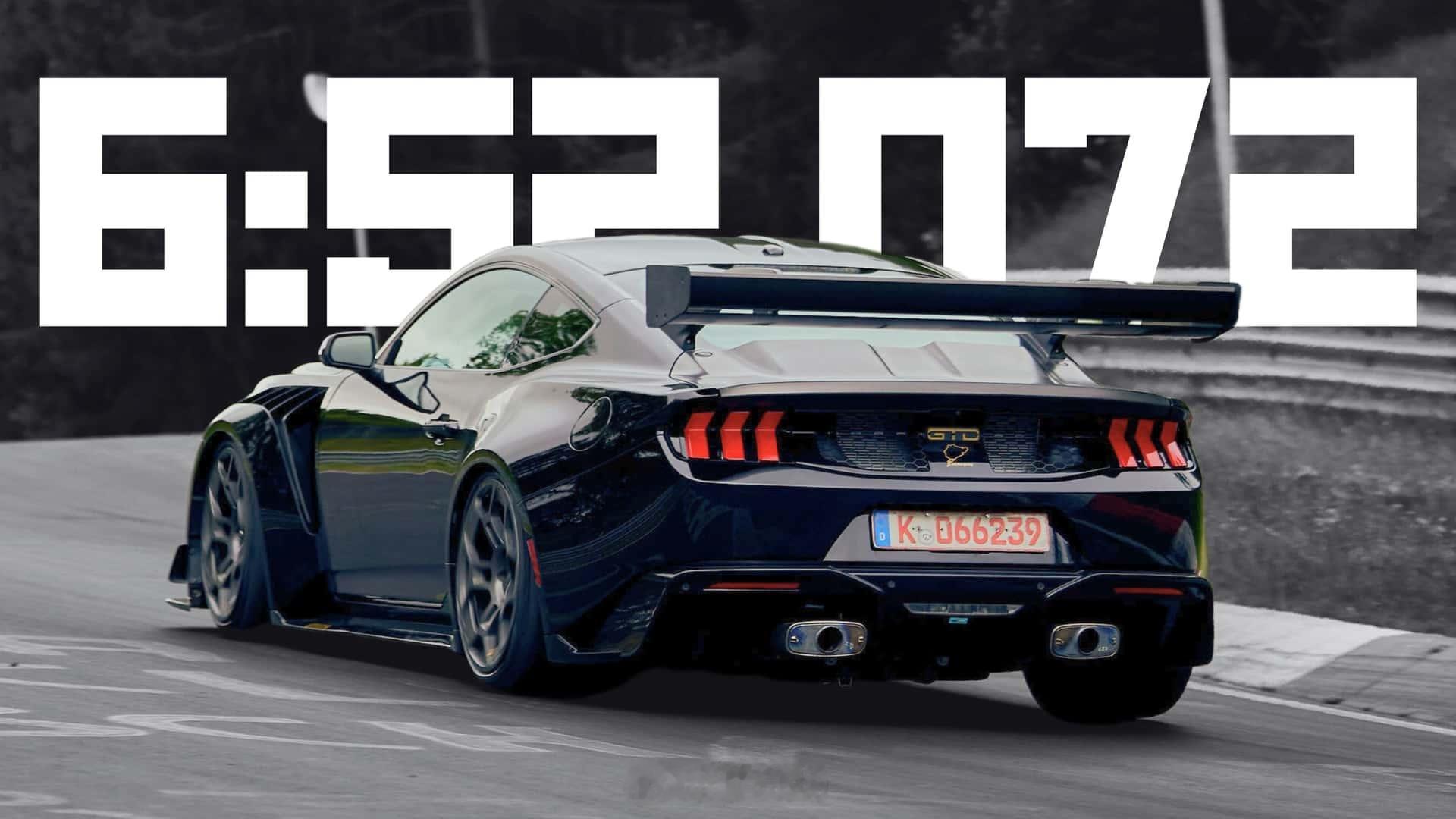 再刷北环！福特Mustang GTD圈速6分52.072秒福特显然对去年的6分5