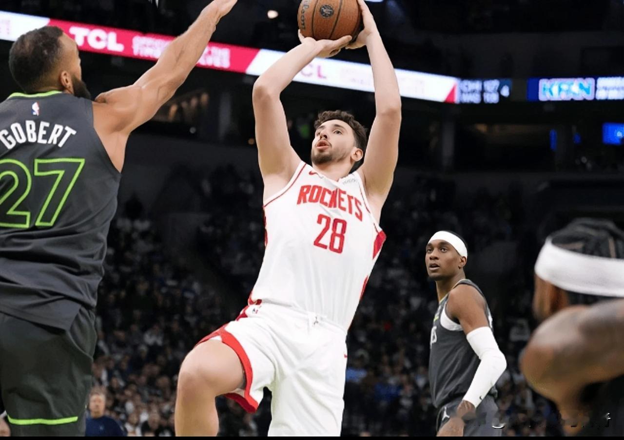 申京三双，火箭加时战胜森林狼锁定NBA杯八强名额，NBA杯小组赛，火箭客场挑战森