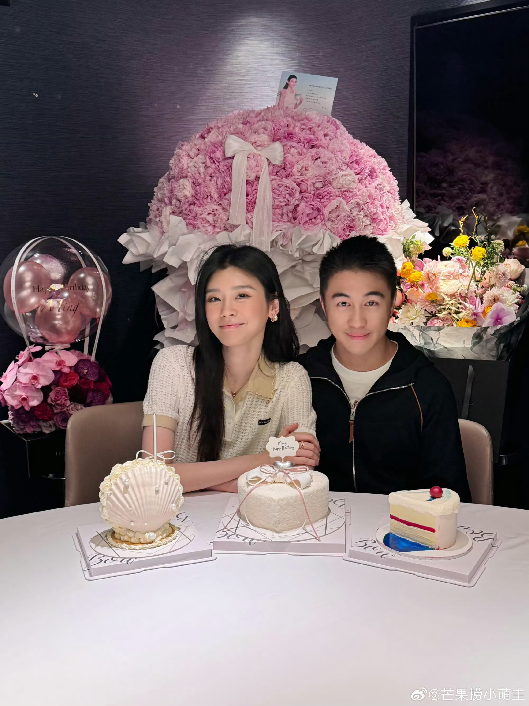 何猷君为奚梦瑶庆37岁生日永远记得奚梦瑶说的，我嫁的不是豪门而是爱情，当时还有很