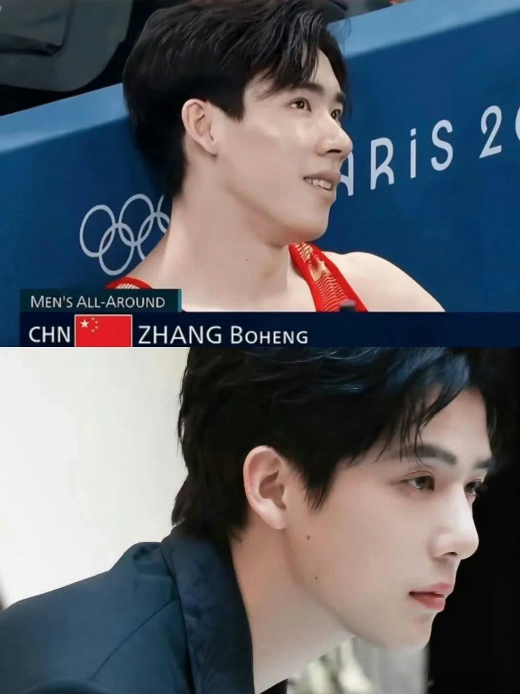 张博恒和王安宇的侧脸也太像了吧，真的没有血缘关系吗？ ​​​