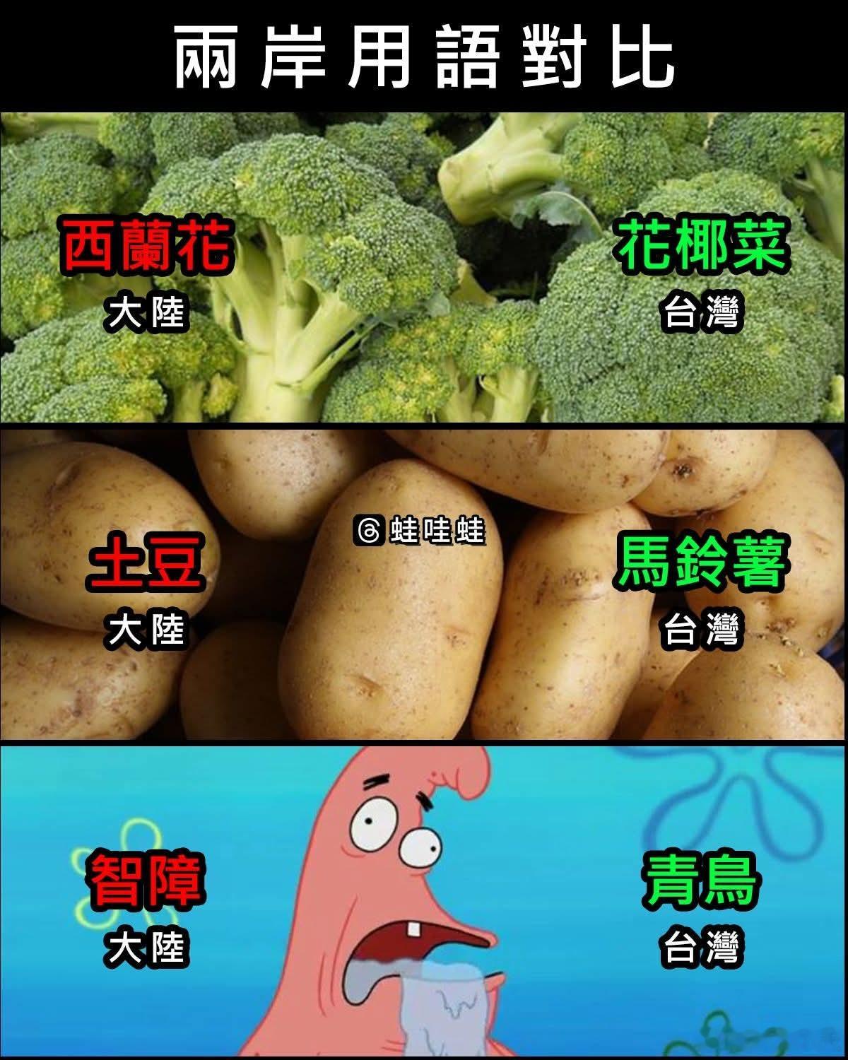 大陆和台湾，两岸不同用语对比。一人一句接唱北京欢迎你台湾最美风景是人