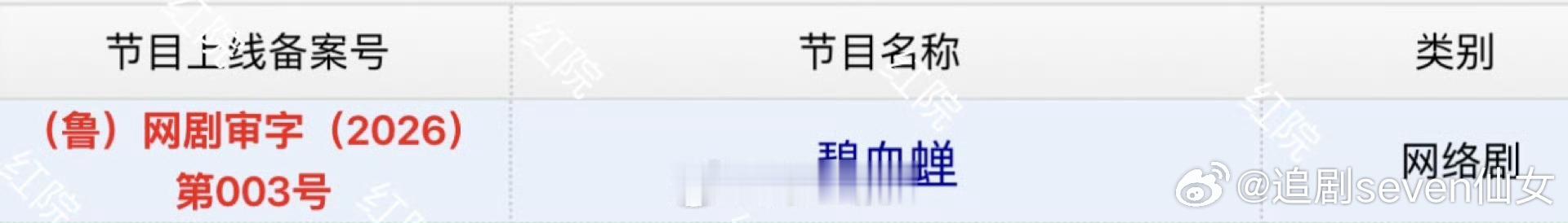 侯明昊碧血蝉今日过审下证32集，爱奇艺排播也是Q4大概12月份左右，期待侯明昊杨