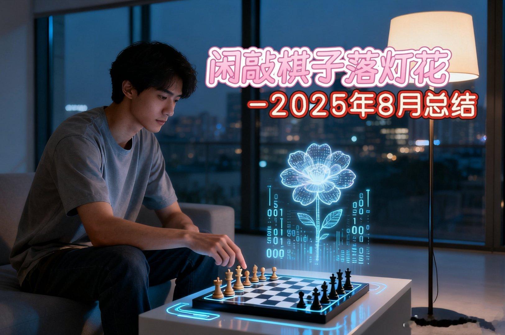 闲敲棋子落灯花       -2025年8月总结2025年的8月，是今年最躺平的