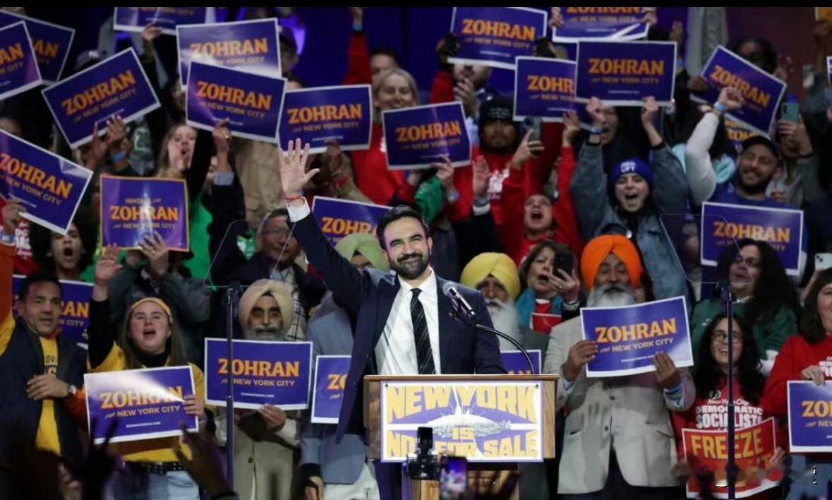 Zohran Mamdani击败前州长Cuomo当选纽约市长，成为纽约市史上第一