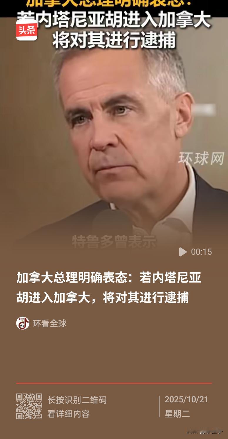 以色列总理内塔尼亚胡，悄然入境加拿大，当即被加拿大安全人员逮捕，执行了2024年