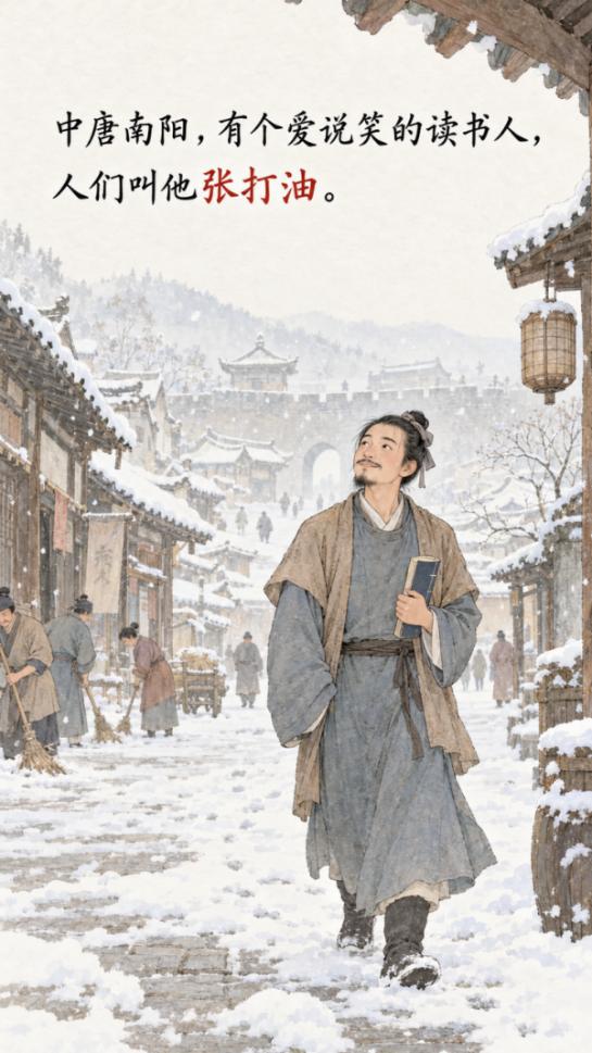 唐朝就有 “打油诗” 了？作者本人就是个段子手。

中唐南阳的张打油，不爱雕琢格