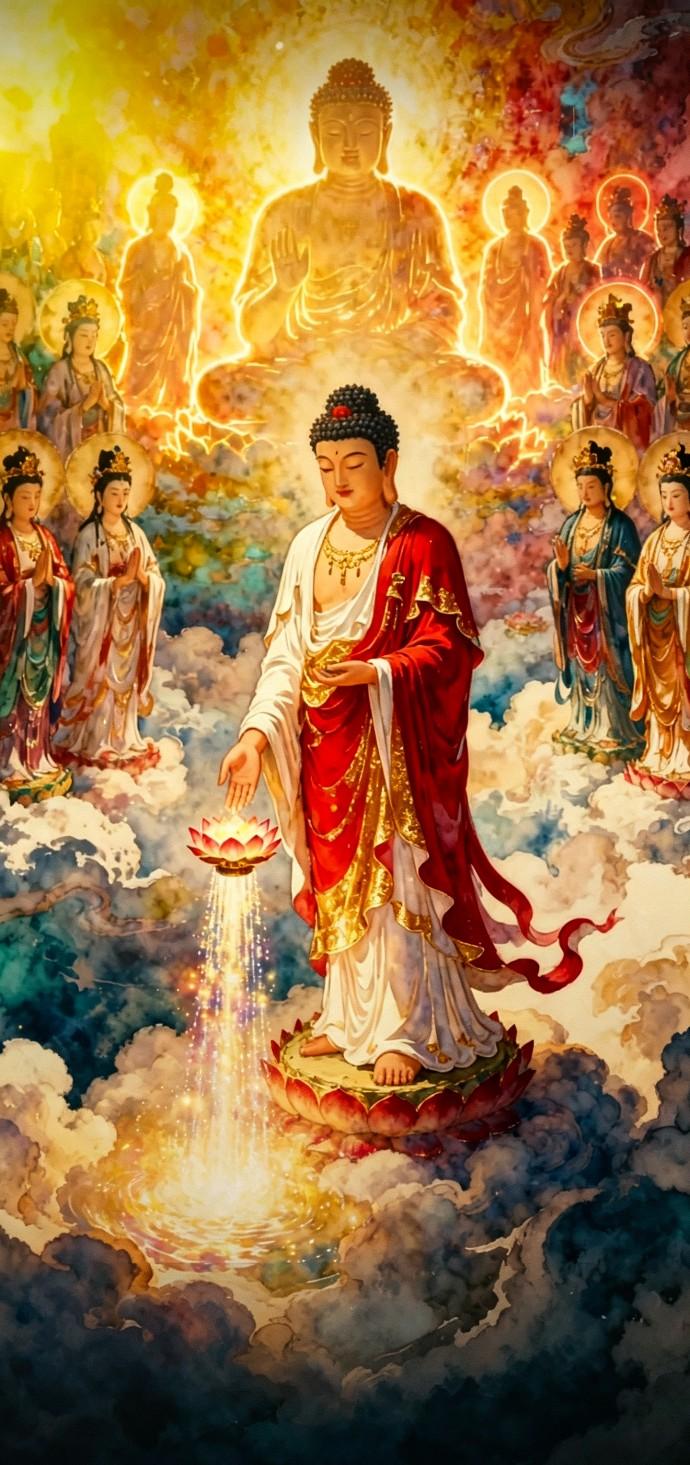 声声佛号入心，满心皆是归乡的温柔法喜🙏
 
越踏实念佛，越能读懂六字洪名的万般