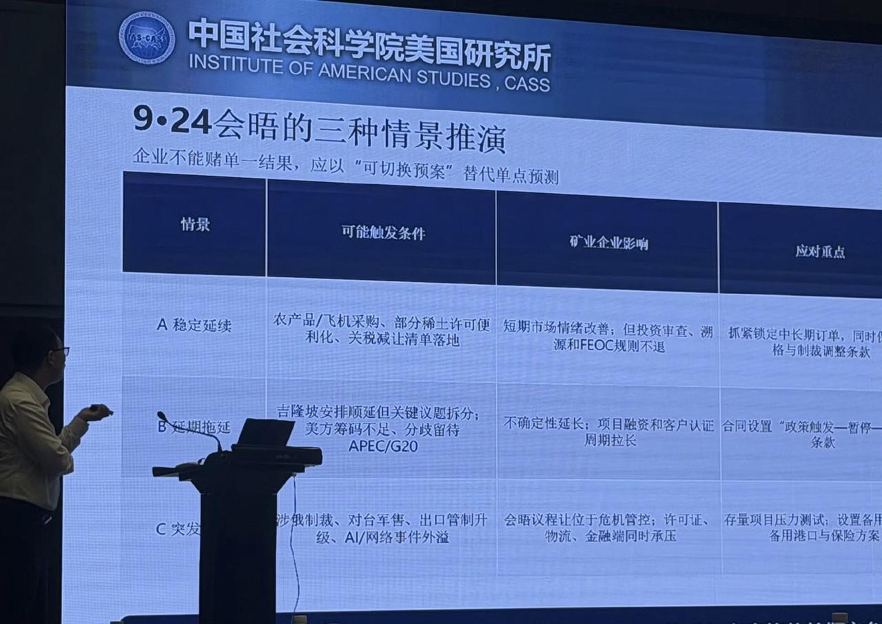 中国社科院美国研究所的推演