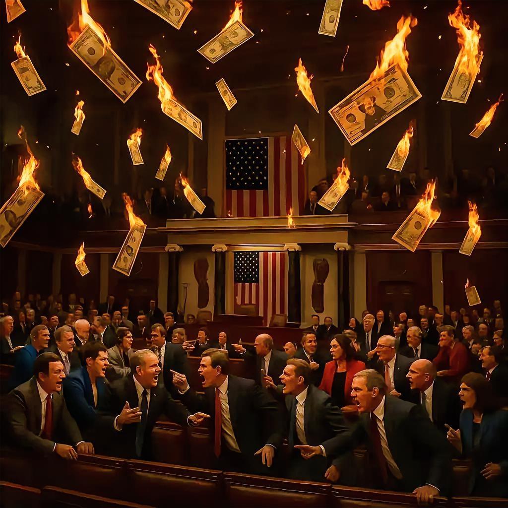 昨晚的金融圈简直炸翻了！
大空头突然集体出手，英伟达暴跌近4%、比特币狂

泻7