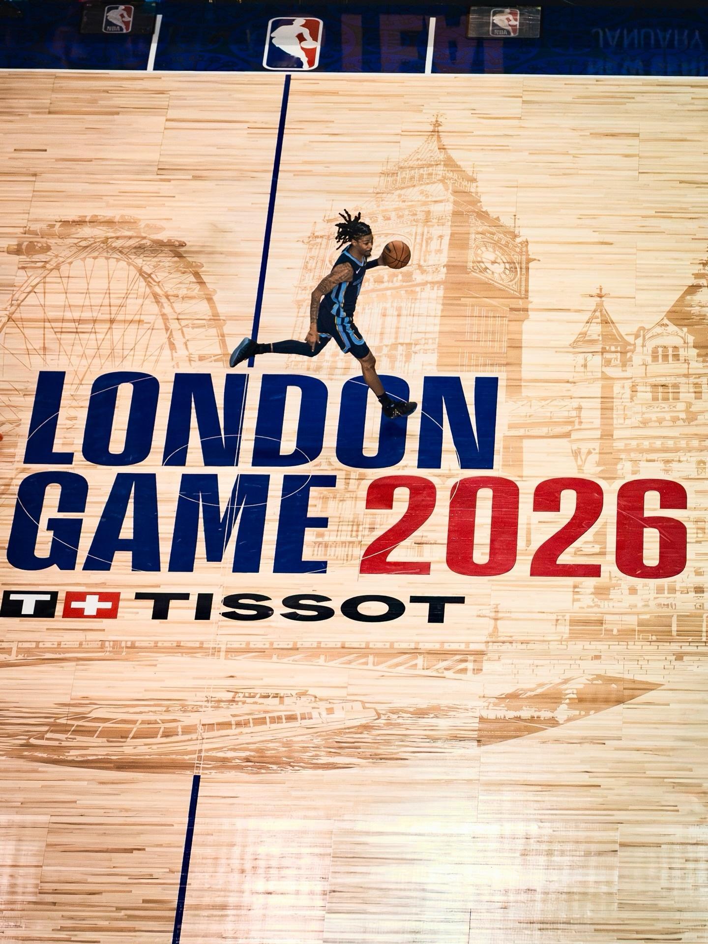 Frames from NBA London Game📸：brian.bosc