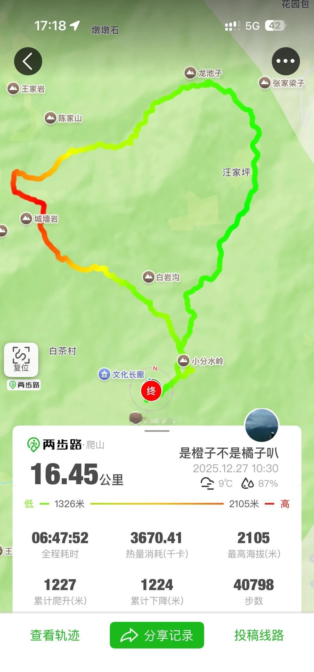 彭州仙女峰徒步｜16km森系治愈线太舒服了
成都周边居然藏着这么友好的徒步路线～