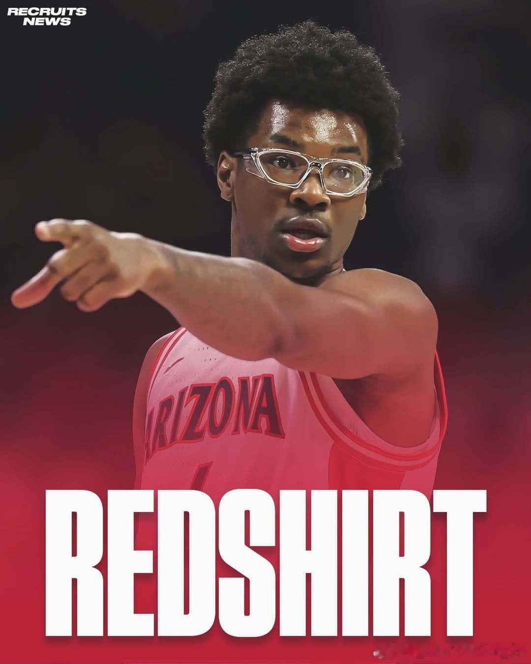 据亚利桑那大学主教练Tommy Lloyd确认，后卫布莱斯·詹姆斯本赛季将成为红