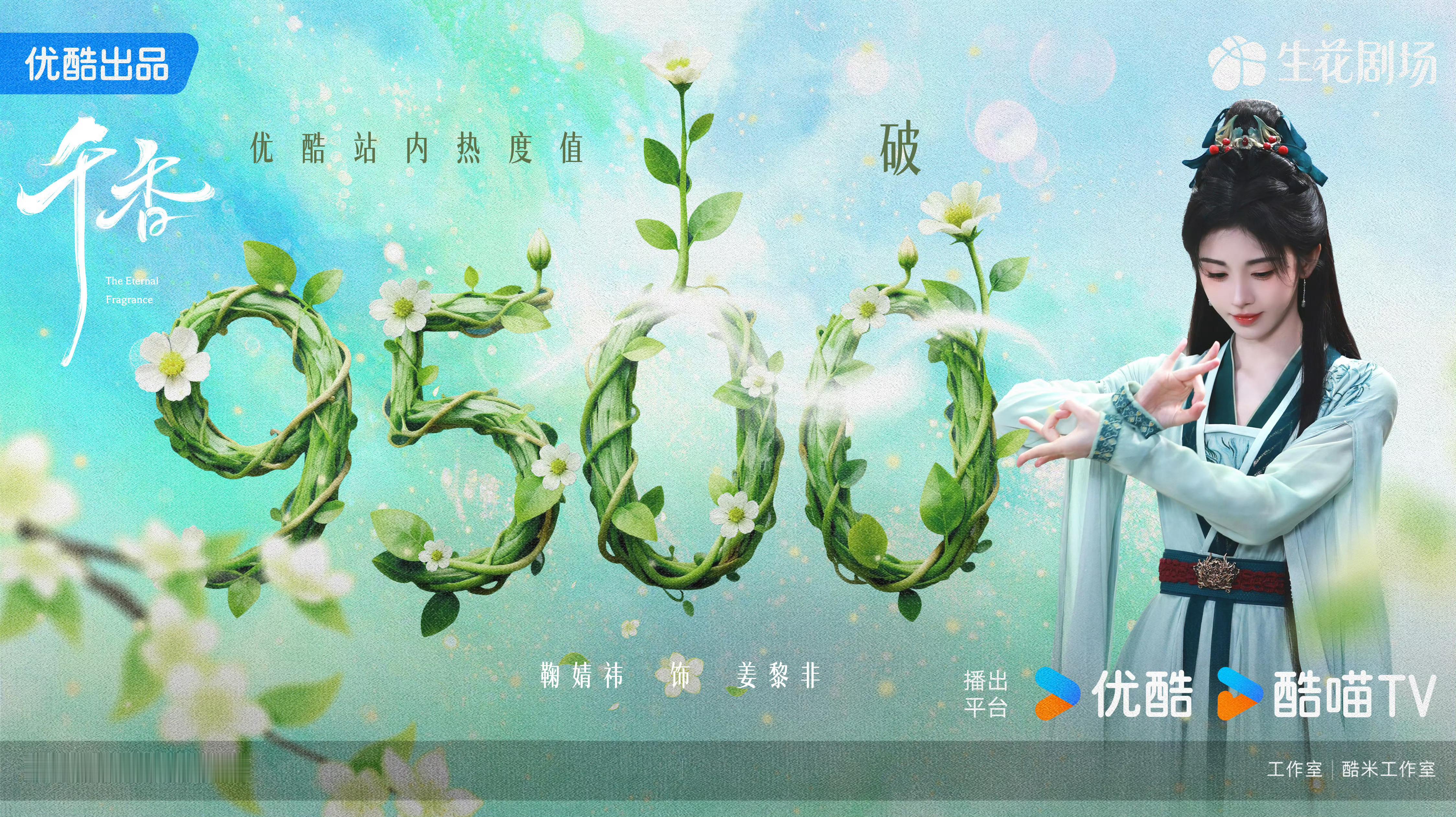 鞠婧祎千香次日云合6.8%鞠婧祎宋威龙《千香》次日云合6.8%～站内热度9500