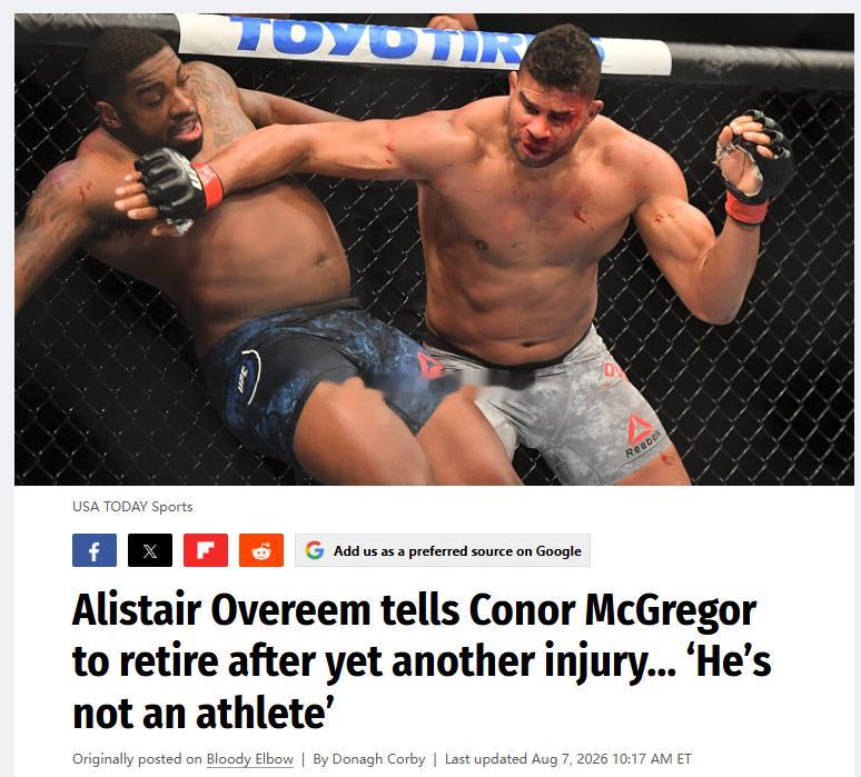 “荷兰毁灭者”阿里斯泰.欧沃瑞姆（Alistair Overeem）认为，“嘴炮