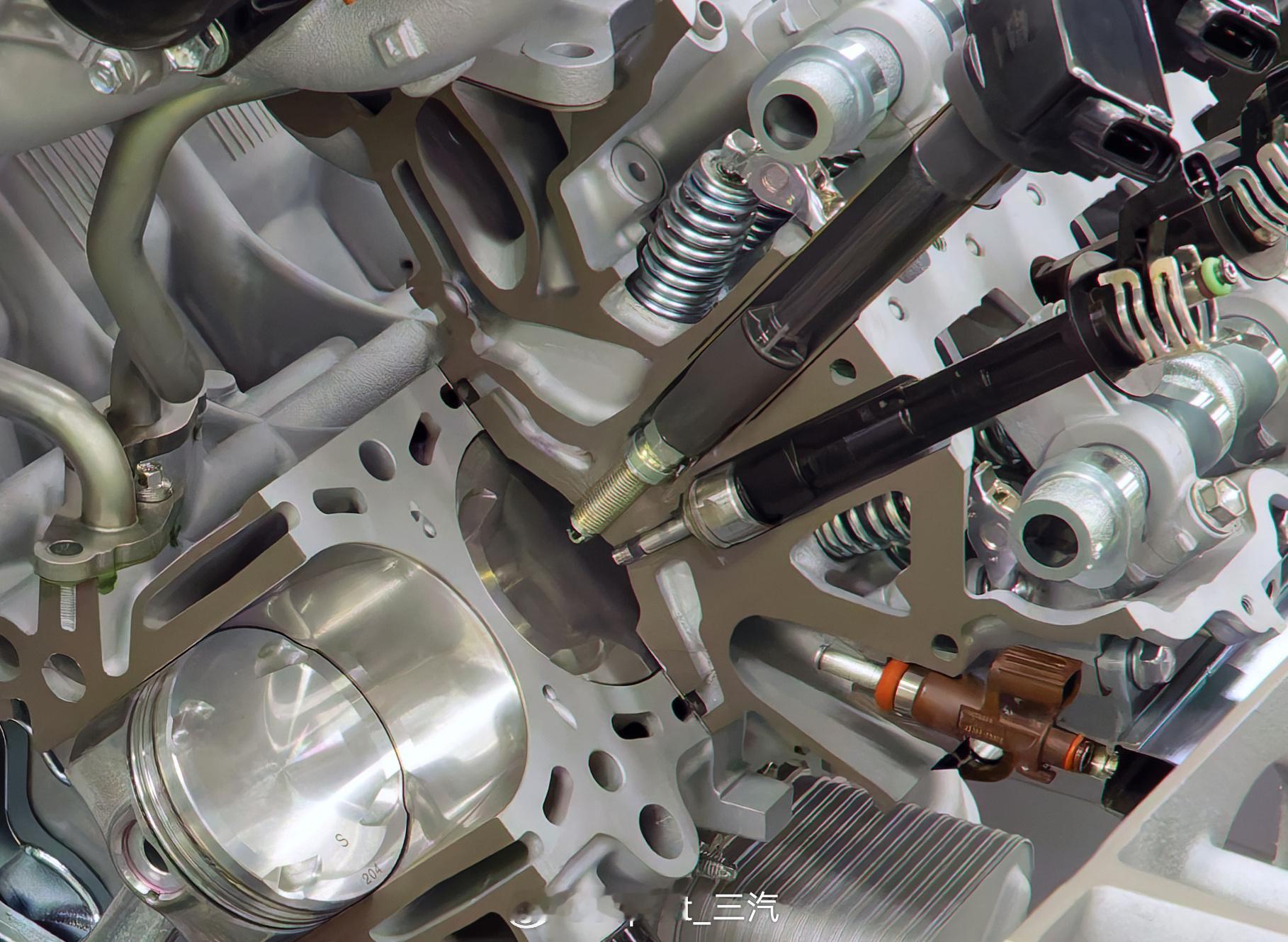 V8增压丰田GR GT和GR GT3 看图所知这台V8采用了丰田少有的封闭水道设