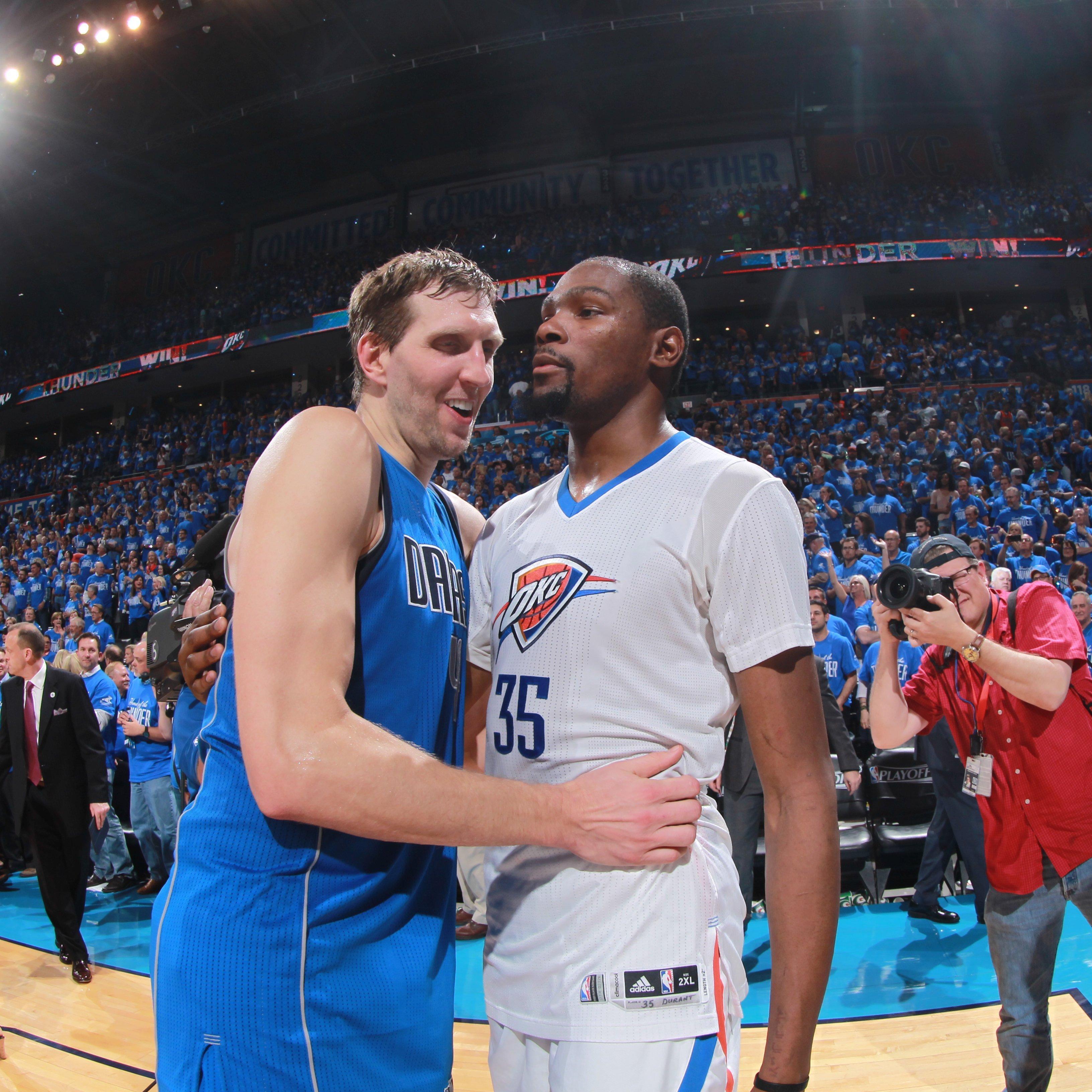 杜兰特在NBA历史得分榜超越诺维茨基nba