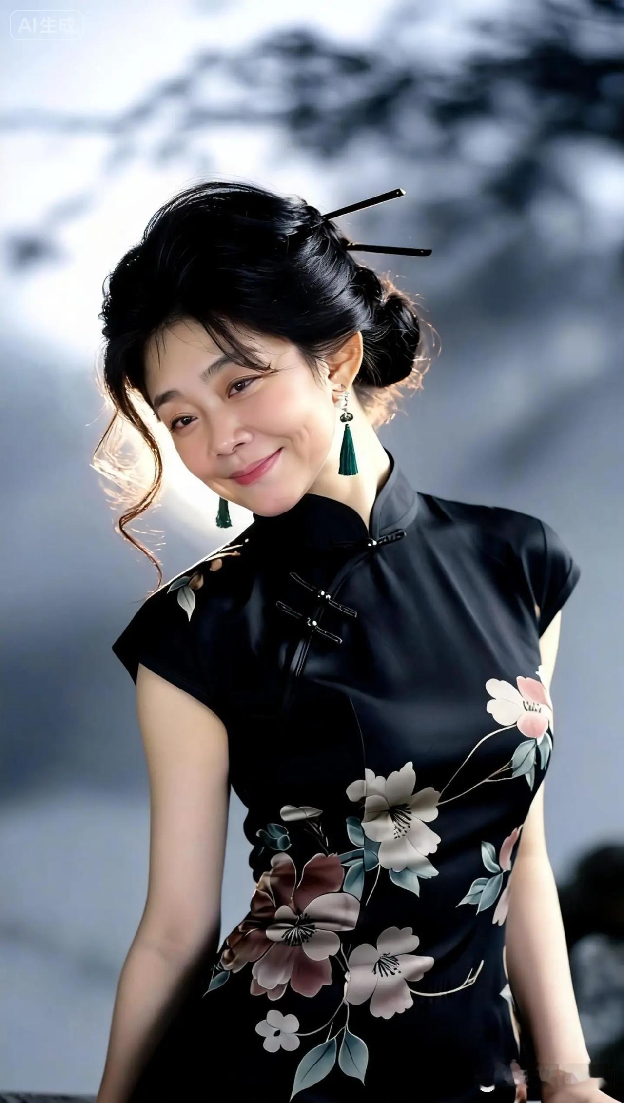 审美的尽头是国风。’改良旗袍