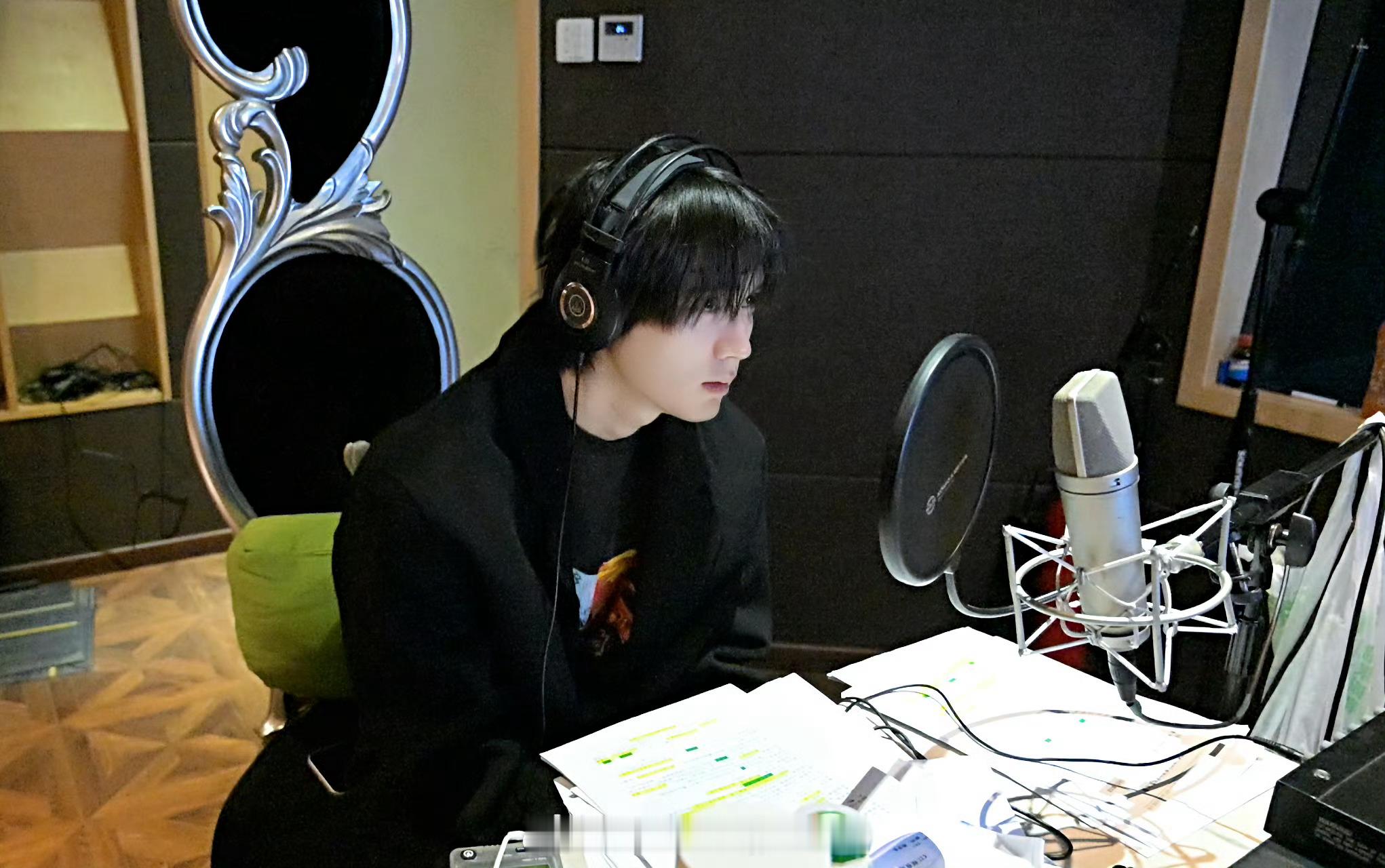 周翊然《江湖夜雨十年灯》开始配音了，要来了吗