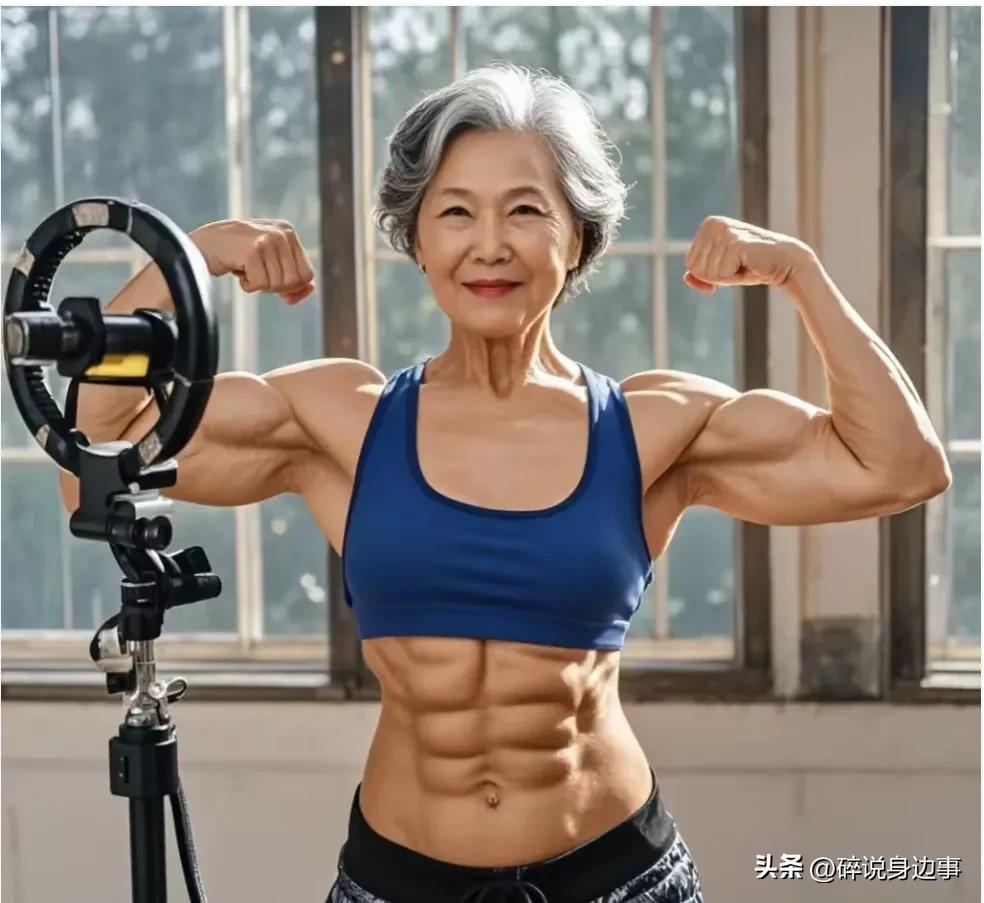 在探讨这张图片的真实性之前，我们先来了解一下女性身体构造和肌肉发展的相关知识。女